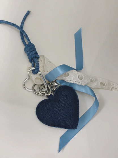 Roxy Indigo Heart Charm