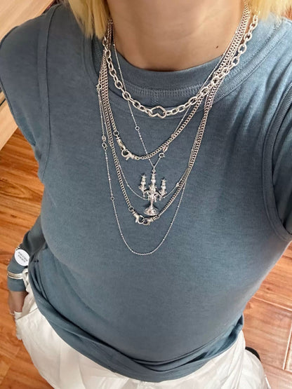 Agnes Candlestick Necklace