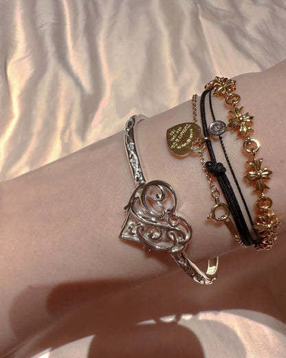 Juno Heartline Edge Bangle