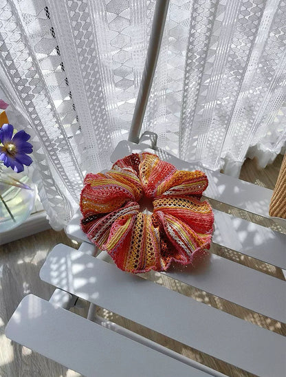 Esther Delicate Knit Scrunchie Duo