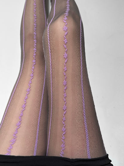Celestia Striped Tights