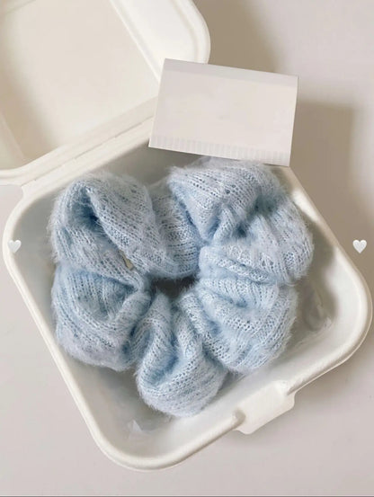 Elsie Fluff Knit Scrunchie