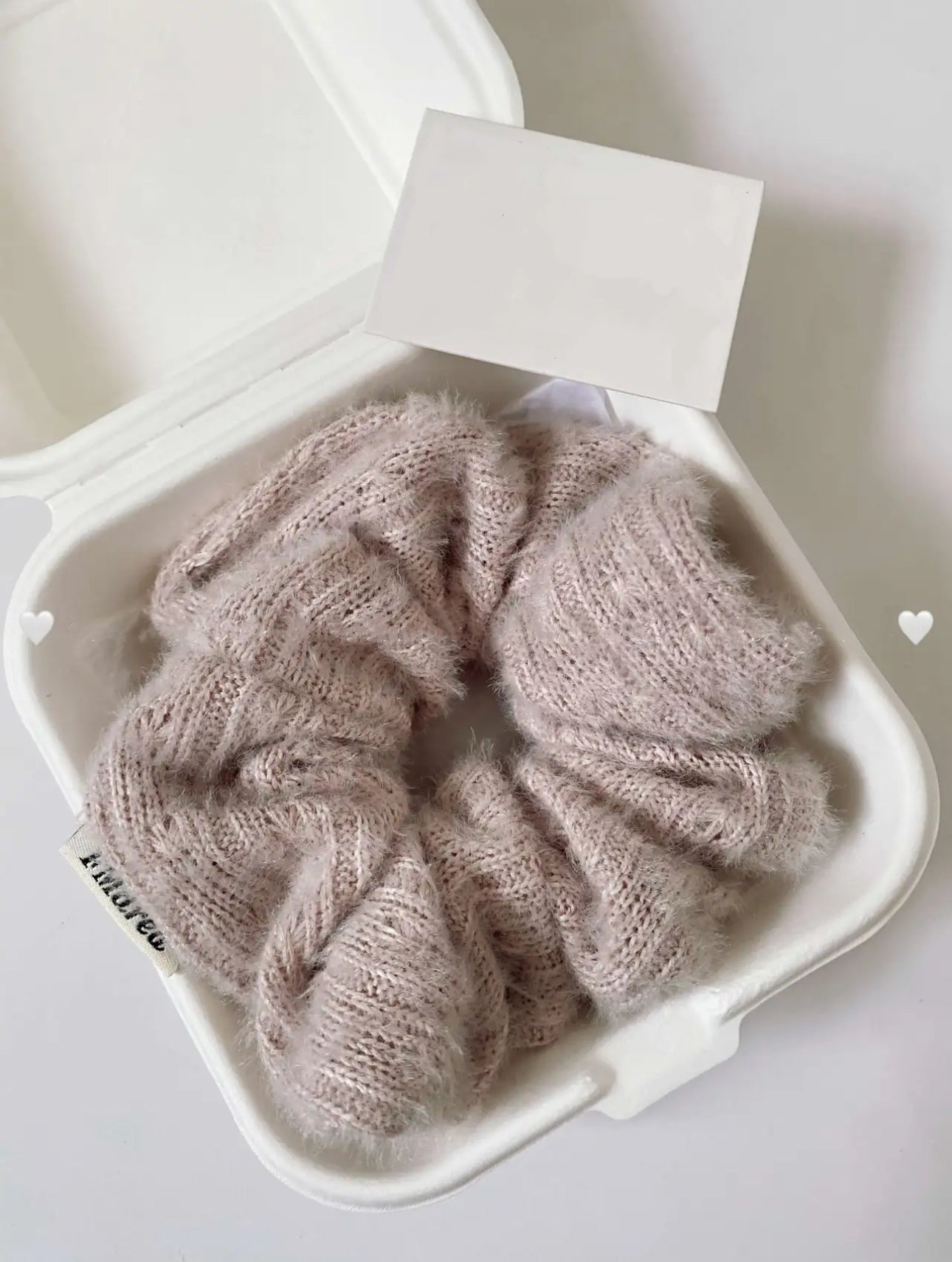 Elsie Fluff Knit Scrunchie