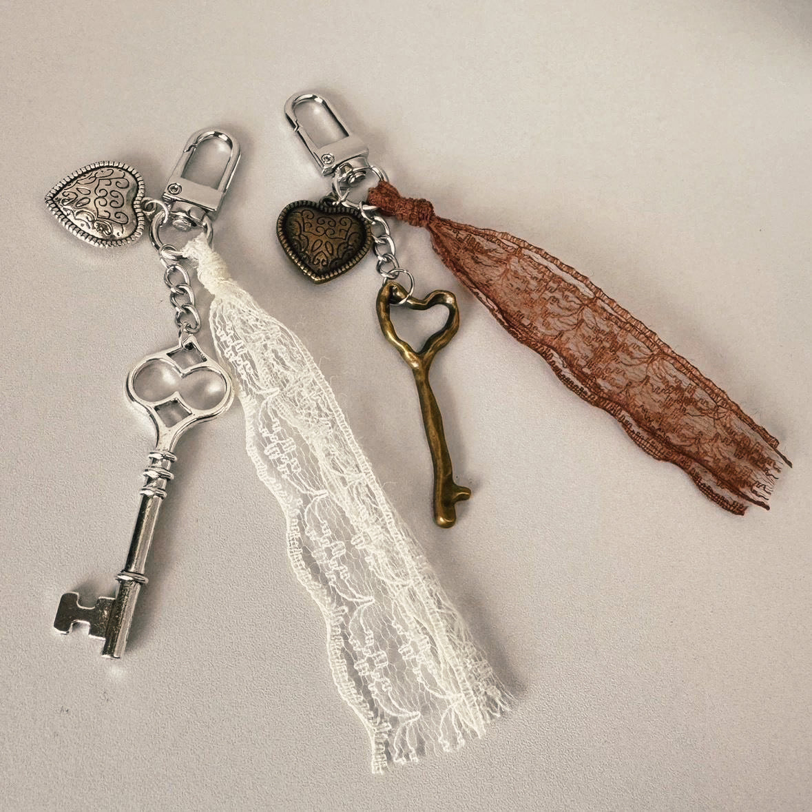 Renee Lace Key Charm