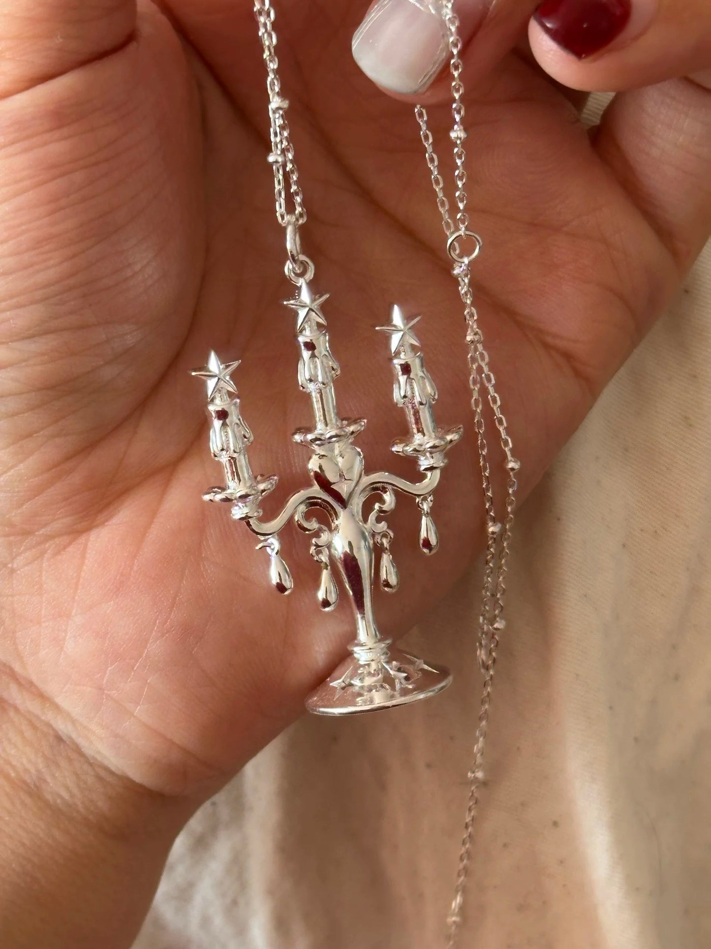 Agnes Candlestick Necklace