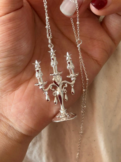 Agnes Candlestick Necklace
