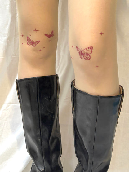 Lara Butterfly Sheer Tights