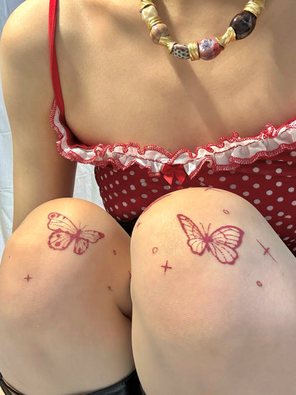 Lara Butterfly Sheer Tights