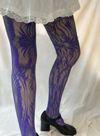 Lilith Baroque Sheer Tights