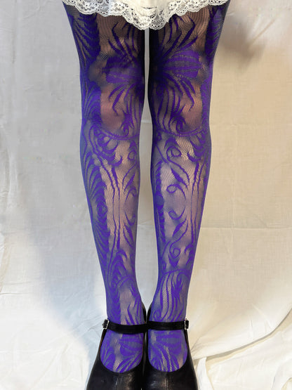 Lilith Baroque Sheer Tights