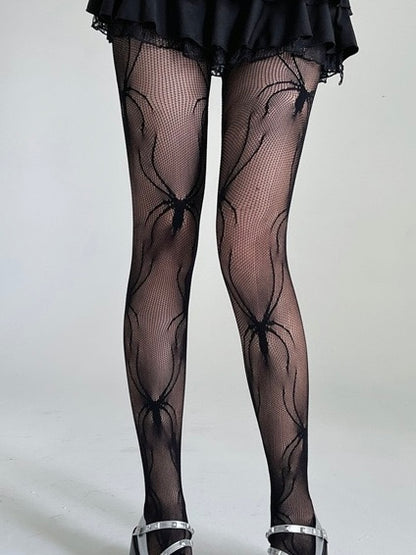Xena Spider Fish Net Tights