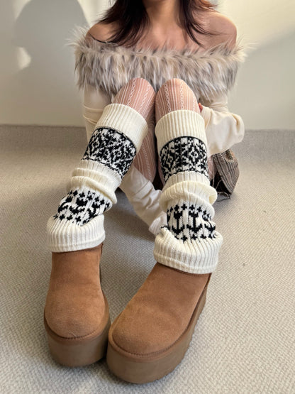 Ingrid Frost Fair Isle Legwarmer