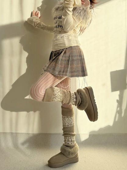 Ingrid Frost Fair Isle Legwarmer
