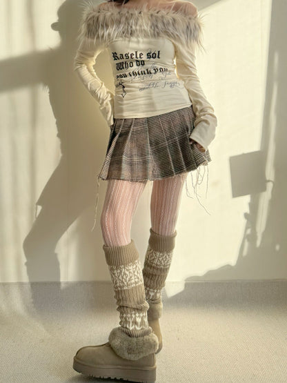 Ingrid Frost Fair Isle Legwarmer