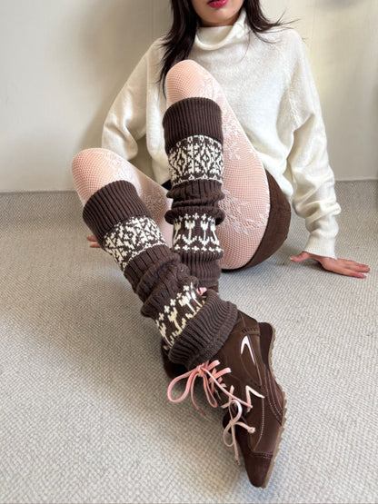 Ingrid Frost Fair Isle Legwarmer