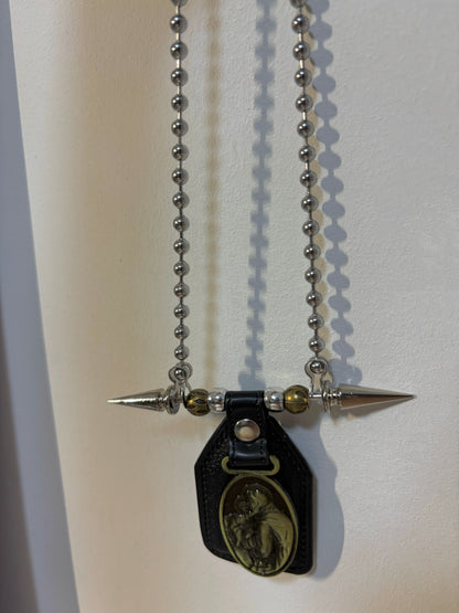 Maria Leather Necklace