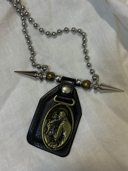 Maria Leather Necklace