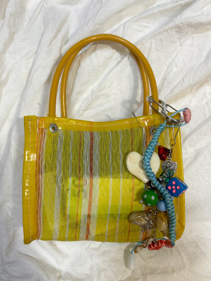 Poppy Blue Ocean Style Bag Charm