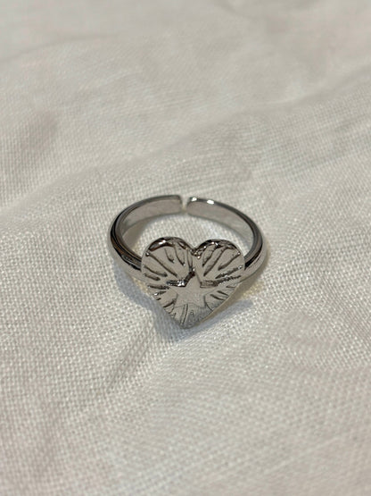 Serein Meteor Heart Star Ring Set