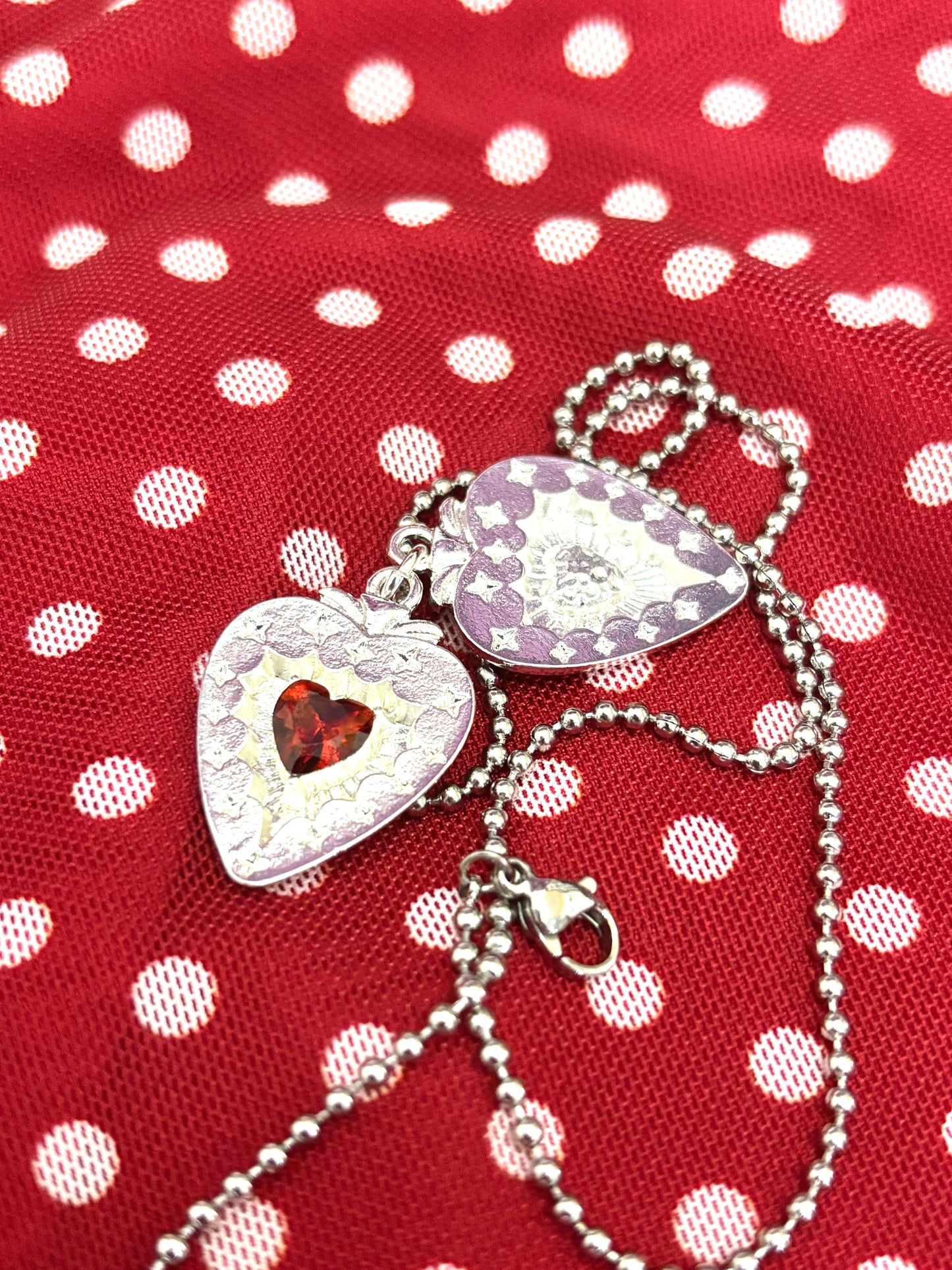 Mia Strawberry Heart Necklace