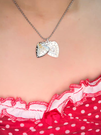 Mia Strawberry Heart Necklace