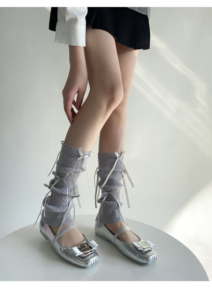 Bella Bow Ballet Legwarmers