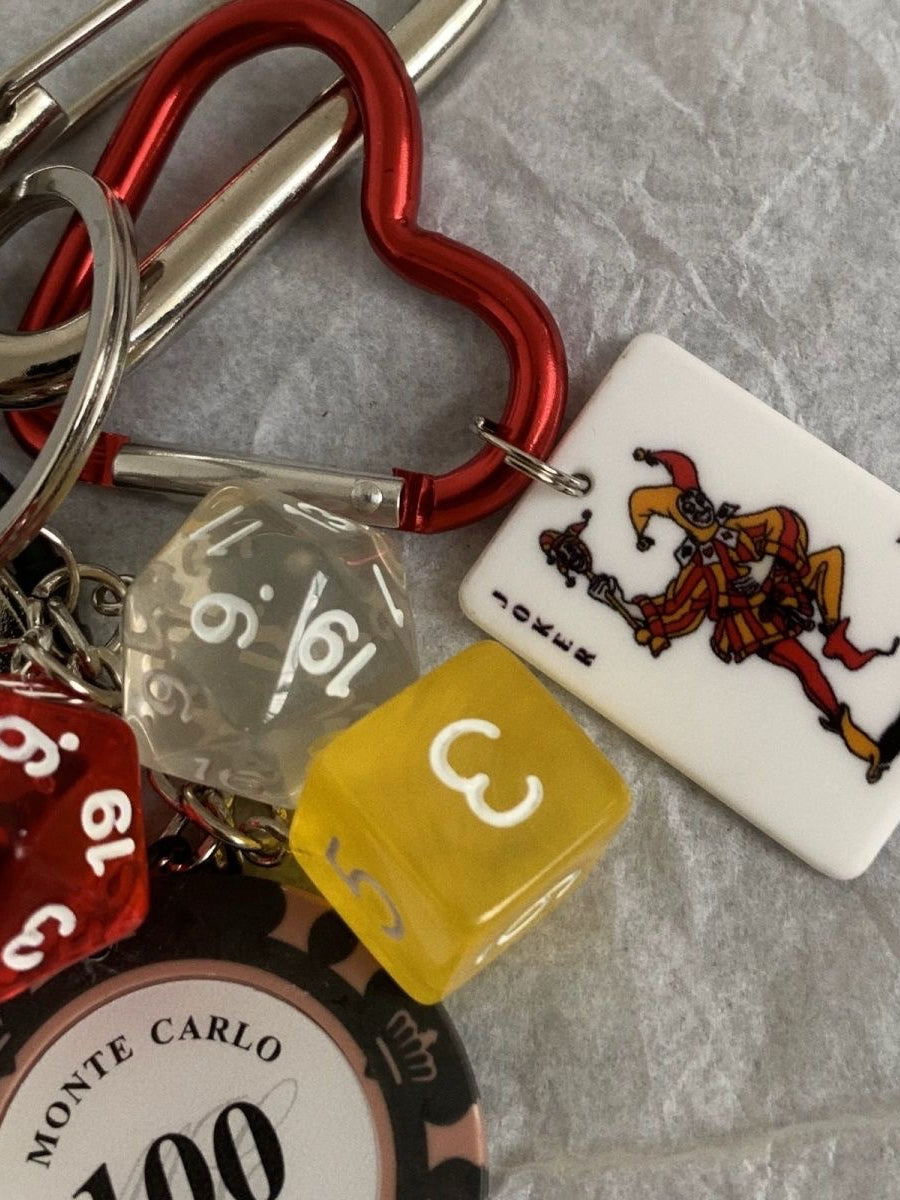 Harley Joker Dice Bag Charm