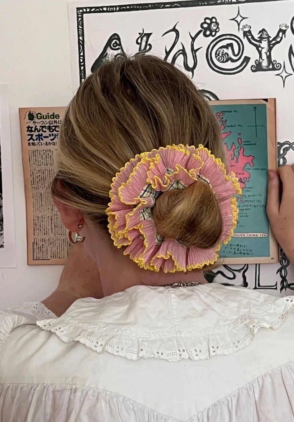 Vivienne Sea Salt Hair Scrunchie