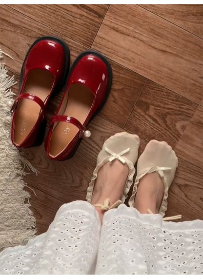 Lila Lace Bow Ankle Socks