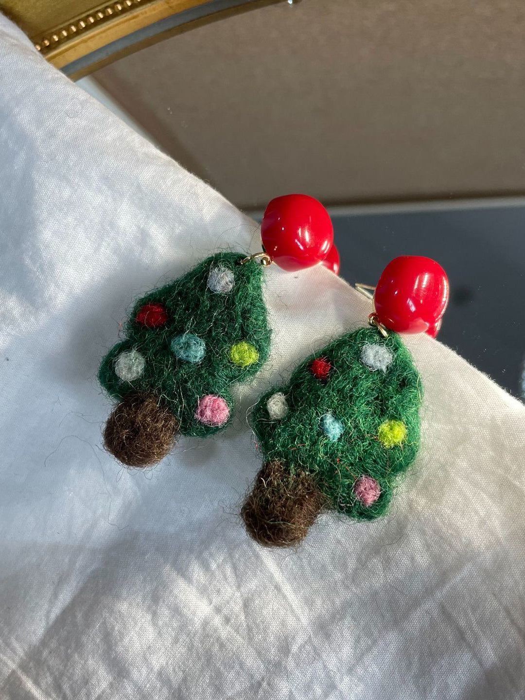 Lumi Wool Felt Holiday Earrings