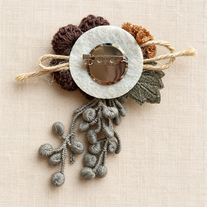Alma Woodland Bloom Brooch