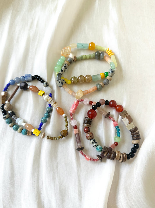 Ava Colorful Beaded Bracelet